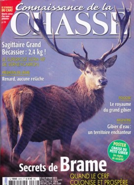 couverture revue connaissance de la chasse octobre 2012
